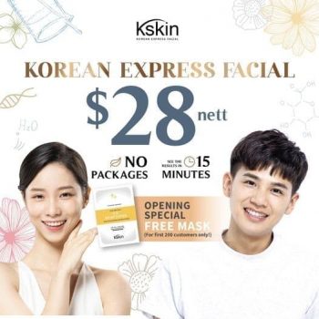 Compass-One-Korean-Express-Facial-Treatment-Promotion-350x350 8 Apr 2021 Onward: Kskin Korean Express Facial Treatment Promotion at Compass One