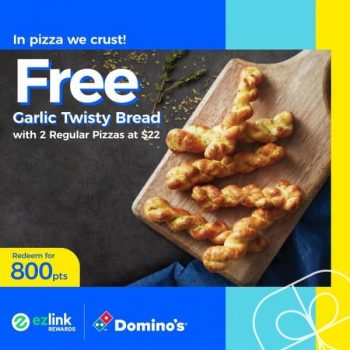 EZ-Link-Garlic-Twisty-Bread-Promotion-350x350 10 Apr 2021 Onward: Domino’s Garlic Twisty Bread Promotion with EZ Link