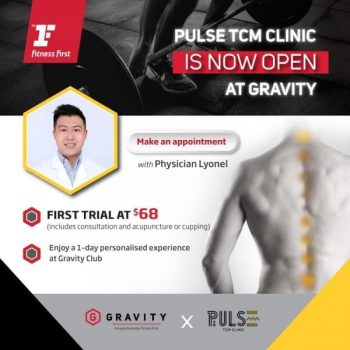 Fitness-First-Pulse-TCM-Wellness-Recovery-Clinic-Promotion-350x350 13 Apr 2021 Onward: Fitness First Pulse TCM Wellness Recovery Clinic Promotion at Gravity