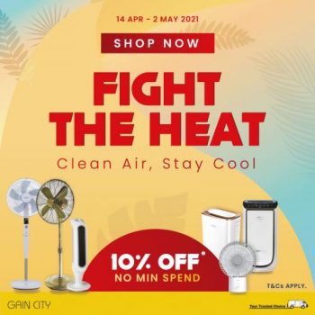 Gain-City-Fight-The-Heat-10-OFF-Promotion-350x350 14 Apr-2 May 2021: Gain City Fight The Heat 10% OFF Promotion