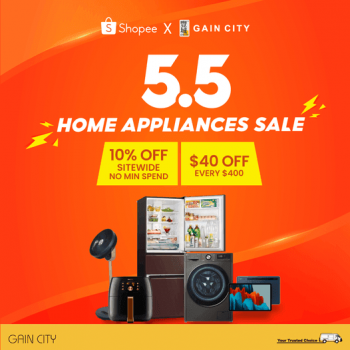 Gain-City-Home-Appliances-Sale-350x350 27 Apr 2021 Onward: Gain City Home Appliances Sale on Shopee