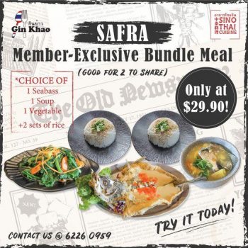 Gin-Khao-SAFRA-Tampines-SAFRA-Members-Exclusive-Bundle-Meal-Promotion-350x350 5-30 Apr 2021: Gin Khao SAFRA Tampines SAFRA Members-Exclusive Bundle Meal Promotion