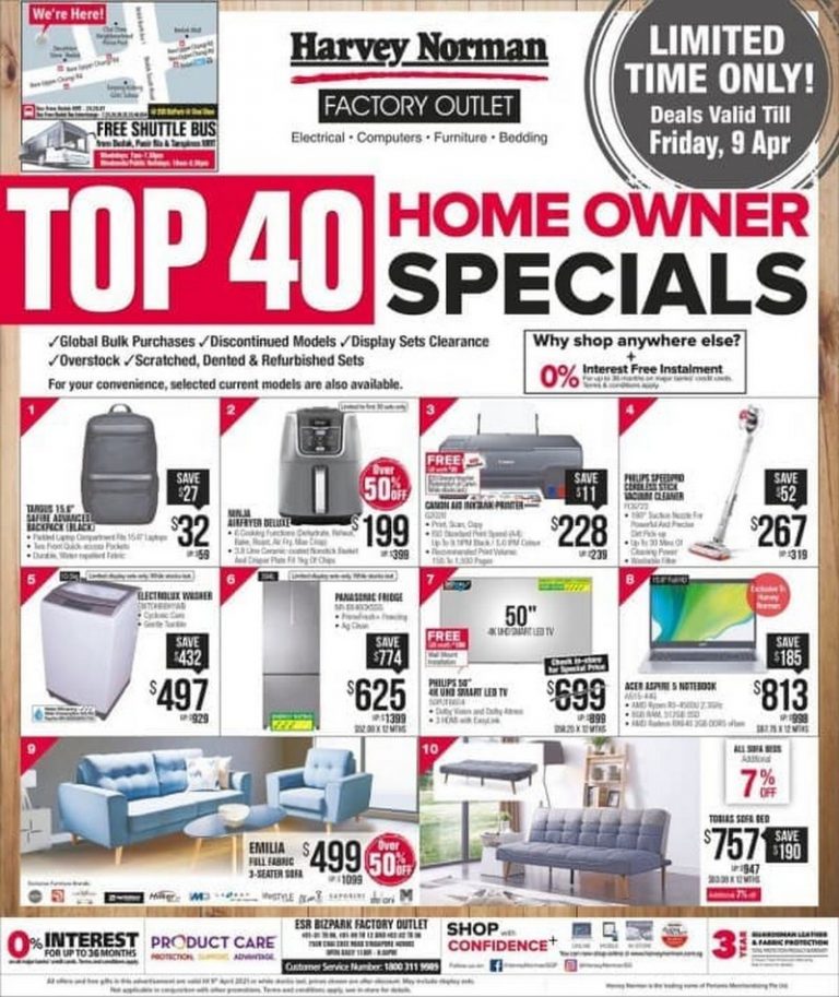 19 Apr 2021 Harvey Norman Top 40 Specials