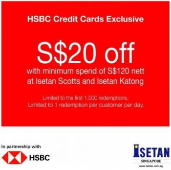 ISETAN-HSBC-Credit-Card-Promotion-350x347 23-25 Apr 2021: ISETAN HSBC Credit Card Promotion