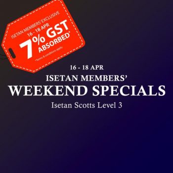 ISETAN-Members-Weekend-Promotion-350x350 16-18 Apr 2021: ISETAN Members Weekend Promotion