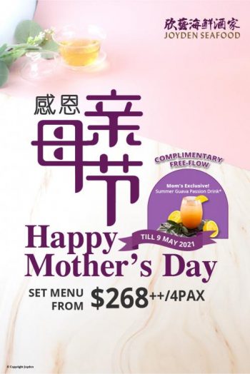 Joyden-Seafood-Mothers-Day-Set-Menu-Promotion-350x524 19 Apr-9 May 2021: Joyden Seafood Restaurant Mother's Day Set Menu Promotion