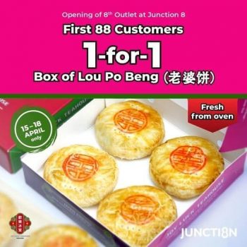 Junction-8-1-for-1-Promotion-350x350 15-18 Apr 2021: Joy Luck Teahouse 1-for-1 Promotion at Junction 8