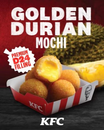KFC-Golden-Durian-Mochi-Promotion-350x438 7 Apr 2021 Onward: KFC Golden Durian Mochi Promotion