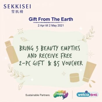 Kose-Earth-Day-Promotion-350x350 2 Apr-2 May 2021: SEKKISEI Earth Day Promotion