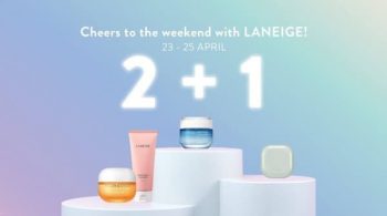 LANEIGE-Buy-2-Get-1-Free-1-For-1-Specials-Promotion-350x195 23-25 Apr 2021: LANEIGE Buy 2 Get 1 Free + 1 For 1 Specials Promotion