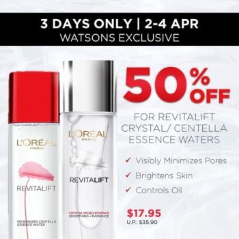 LOreal-WATSONS-EXCLUSIVE-Sale-350x350 2-4 Apr 2021: L'Oreal WATSONS EXCLUSIVE Sale