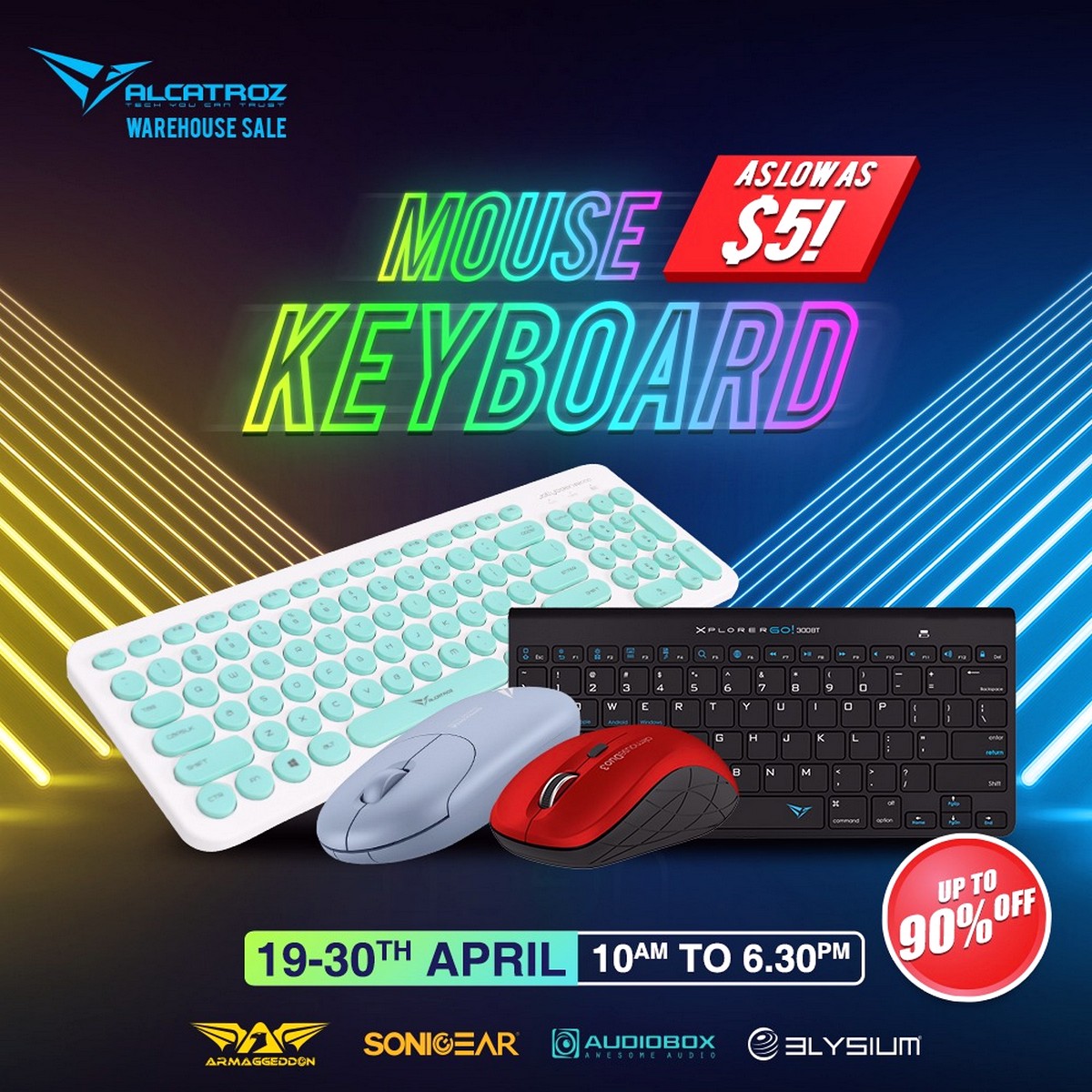 Leapfrog-Warehouse-Sale-2021-Singapore-Clearance-Armaggeddon-SonicGear-Audiobox-Alcatraoz-Elysium-5 19-30 Apr 2021: Armaggeddon, SonicGear, Audiobox, Alcatroz, Elysium Warehouse Sale Up to 90% OFF at Kallang Sector