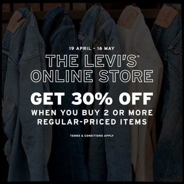 19 Apr-16 May 2021: Levi's Online Store Promotion 