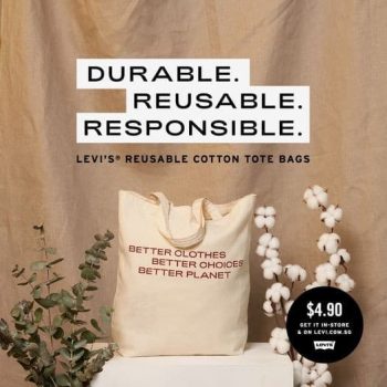 Levis-Reusable-Cotton-Tote-Bag-Promotion-350x350 22 Apr 2021 Onward: Levi's Reusable Cotton Tote Bag Promotion