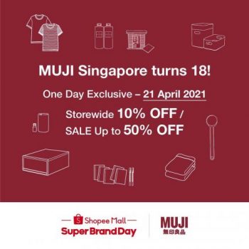 MUJI-Super-Brand-Day-Sale-on-Shopee-350x350 19-21 Apr 2021: MUJI Super Brand Day Sale on Shopee