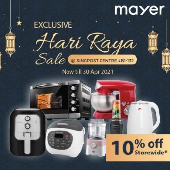Mayer-SingPost-Centre-Hari-Raya-Sale-350x350 19-30 Apr 2021: Mayer SingPost Centre Hari Raya Sale