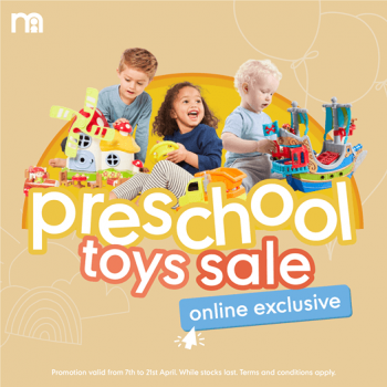 Mothercare-Pre-School-Toy-Sale-350x350 7-21 Apr 2021: Mothercare Pre School Toy Sale