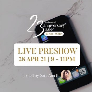 Motherswork-Baby-Kids-23rd-Birthday-Promotion-350x350 28 Apr 2021: Motherswork Baby & Kids Live PRESHOW