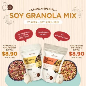 Mr-Bean-Soy-Granola-Mix-Launch-Promotion--350x350 1-30 Apr 2021: Mr Bean Soy Granola Mix Launch Promotion