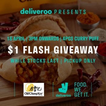 Old-Chang-Kee-1-Flash-Giveaways-350x350 16 Apr 2021 Onward: Old Chang Kee $1 Flash Giveaways