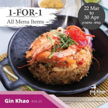One-Raffles-Place-1-for-1-Promotion--350x350 27 Apr 2021 Onward: Gin Khao 1-for-1 Promotion at One Raffles Place