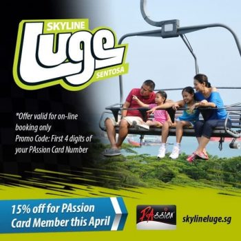 PAssion-Card-Skyline-Luge-Promotion-350x350 3 Apr 2021 Onward: Skyline Luge Sentosa Promotion with PAssion Card
