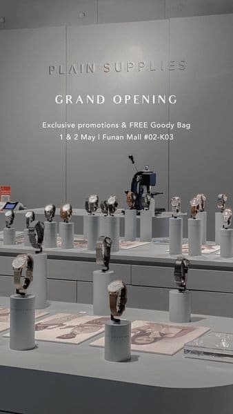 PLAIN-SUPPLIES-Grand-Opening-Promotion 29 Apr 2021 Onward: PLAIN SUPPLIES Grand Opening Promotion at Funan Mall