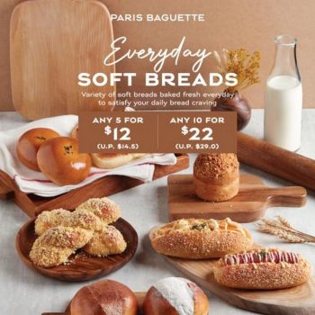 Paris-Baguette-Everyday-Soft-Breads-Bundle-Promotion-350x350 Now till 2 May 2021: Paris Baguette Everyday Soft Breads Bundle Promotion