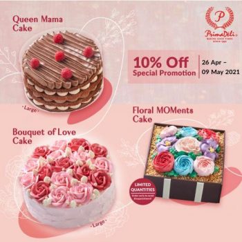 PrimaDeli-Mothers-Day-Cakes-10-OFF-Promotion-350x350 26 Apr-9 May 2021: PrimaDeli Mother's Day Cakes 10% OFF Promotion