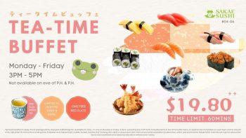 Sakae-Sushis-Tea-Time-Buffet-at-Compass-One--350x197 12 Apr 2021 Onward: Sakae Sushi's Tea-Time Buffet Promotion at Compass One