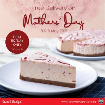 Secret-Recipe-Mothers-Day-FREE-Delivery-Promotion-350x350 8-9 May 2021: Secret Recipe Mother's Day FREE Delivery Promotion