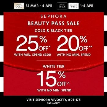 Sephora-Beauty-Pass-Sale-at-VivoCity-350x350 31 Mar-4 Apr 2021: Sephora Beauty Pass Sale at VivoCity