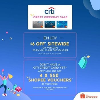 Shopee-Citi-Weekday-Sale--350x350 12 Apr-30 Jun 2021: Shopee Citi Weekday Sale