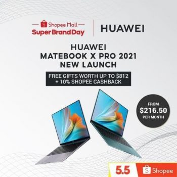 Shopee-Huawei-MateBook-X-Pro-Promotion-350x350 26 Apr 2021 Onward: Shopee Huawei MateBook X Pro Promotion