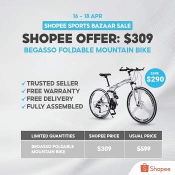 Shopee-Sports-Bazaar-Sale-350x350 16-18 Apr 2021: Shopee Sports Bazaar Sale