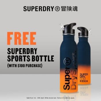 Superdry-Sports-Water-Bottle-Promotion-at-Isetan-350x350 22 Apr 2021 Onward: Superdry Sports Water Bottle Promotion at Isetan