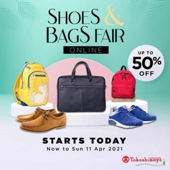 Takashimaya-Online-Shoes-Bags-Fair-Sale-350x350 Now till 1 Apr 2021: Takashimaya Online Shoes & Bags Fair Sale