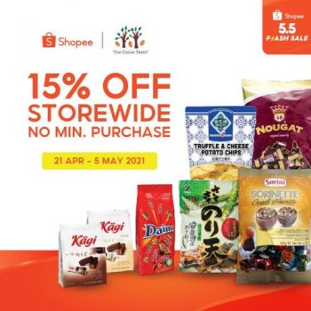 The-Cocoa-Trees-5.5-Sale-15-OFF-Storewide-on-Shopee-350x350 21 Apr-5 May 2021: The Cocoa Trees 5.5 Sale 15% OFF Storewide on Shopee