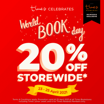 Times-Bookstores-World-Book-Day-350x350 23-25 Apr 2021: Times Bookstores World Book Day Promotion