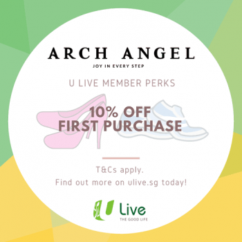 U-Live-Exclusive-Promotion-350x350 26 Apr 2021 Onward: Arch Angel Shoes U Live Exclusive Promotion