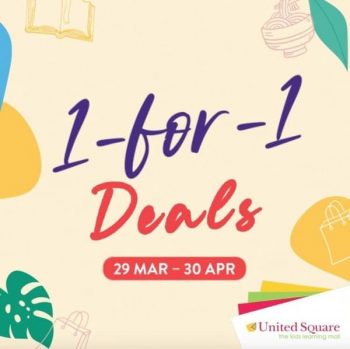 United-Square-Shopping-Mall-1-For-1-Promotion-350x349 29 March-30 Apr 2021: United Square Shopping Mall 1 For 1 Promotion