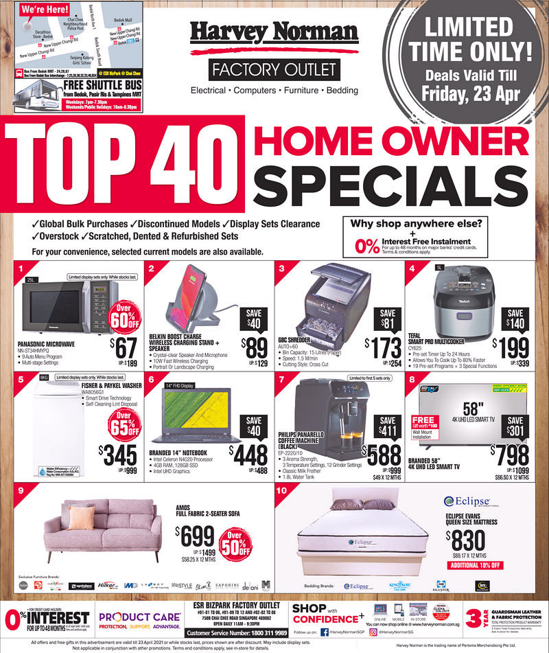 Viva_14-April-2021-1 19-23 Apr 2021: Harvey Norman Exclusive Bid Brand Sale! Up to 65% OFF!