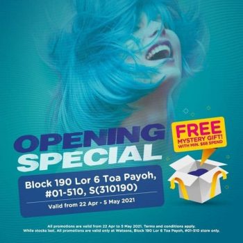 Watsons-Opening-Special-Promotion-at-Toa-Payoh-350x350 23 Apr-5 May 2021: Watsons Opening Special Promotion at Toa Payoh