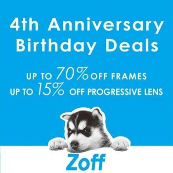 Zoff-4th-Anniversary-Birthday-Deals-350x350 6 Apr-2 May 2021: Zoff 4th Anniversary Birthday Deals
