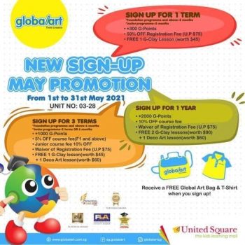 373173_tNVc33uKDPxGoRHc_0-350x350 15-31 May 2021: Global Art Free T-shirt Promotion at United Square Shopping Mall