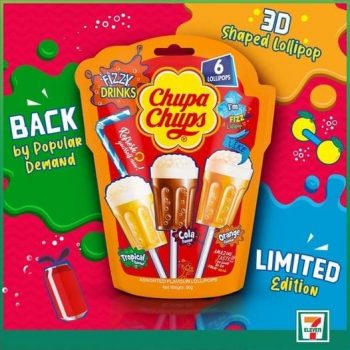 7-Eleven-Chupa-Chups-Limited-Edition-3D-Soft-Drinks-Lollipops-Promotion-350x350 1 May 2021 Onward: 7 Eleven Chupa Chups Limited Edition 3D Soft Drinks Lollipops Promotion
