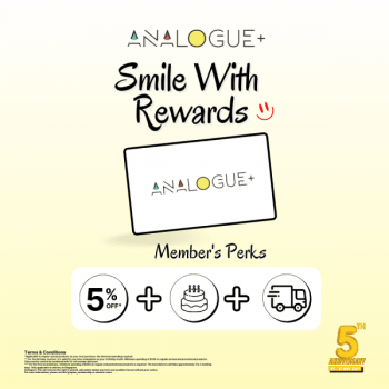 Analogues-5th-birthday-Promotion-at-VivoCity-350x350 20 May 2021 Onward: Analogue+'s 5th birthday Promotion at VivoCity