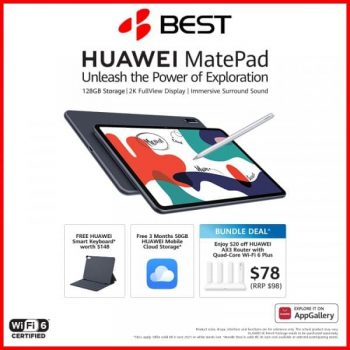 BEST-Denki-HUAWEI-MatePad-Promotion-350x350 22 May 2021 Onward: BEST Denki HUAWEI MatePad Promotion