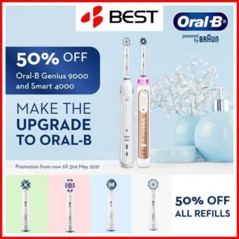 BEST-Denki-Oral-B-Genius-9000-Smart-4000-Promotion-350x350 25-31 May 2021: BEST Denki Oral-B Genius 9000, Smart 4000  Promotion