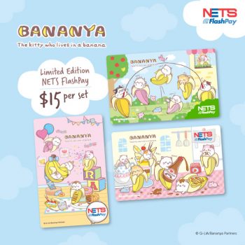 Bananya-NETS-FlashPay-Bundle-Promotion-350x350 25 May 2021 Onward: Bananya NETS FlashPay Bundle Promotion on Lazada